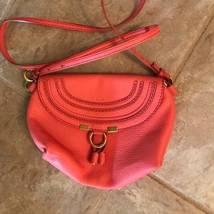 Chloe Marcie Small Mini Pink Crossbody